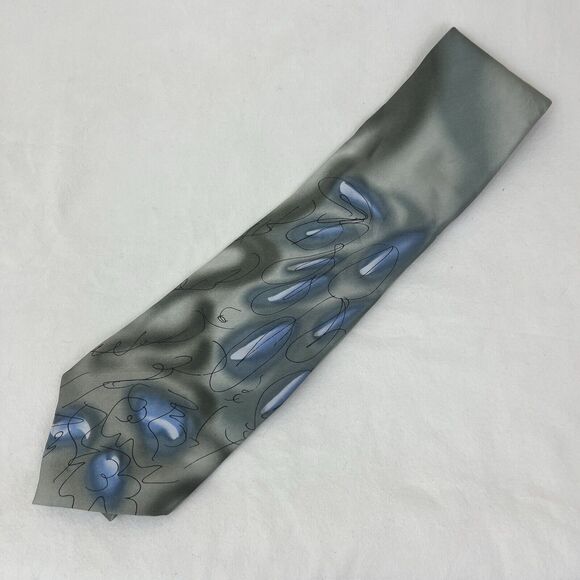 J. Garcia Jerry Garcia NWT Vintage Silk Abstract Patterned Tie - Picture 1 of 7